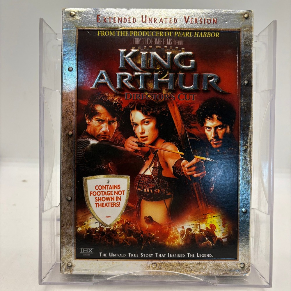 King Arthur Directors Cut DVD Extended Unrated Version Clive Owen Knightley